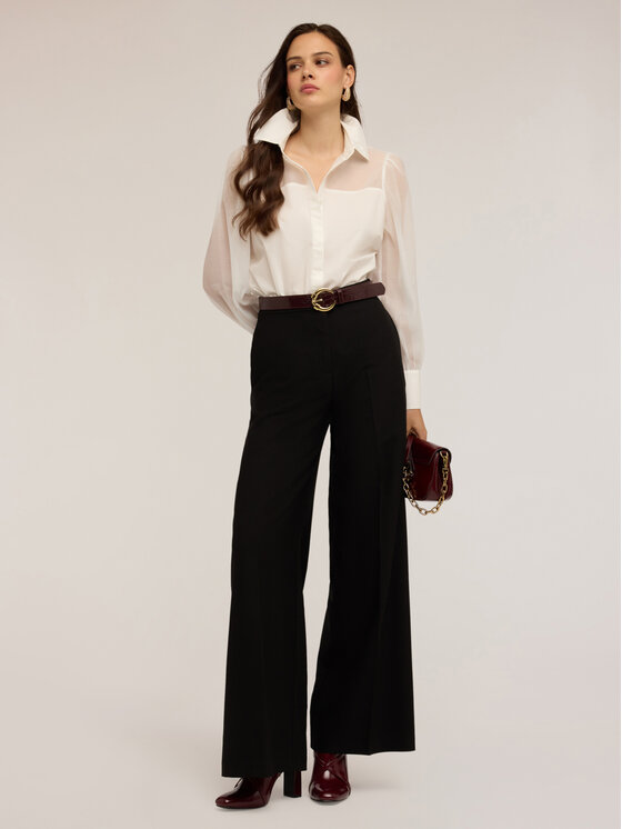 Motivi Motivi Pantaloni di tessuto P202Q004261N033 Nero Over Fit