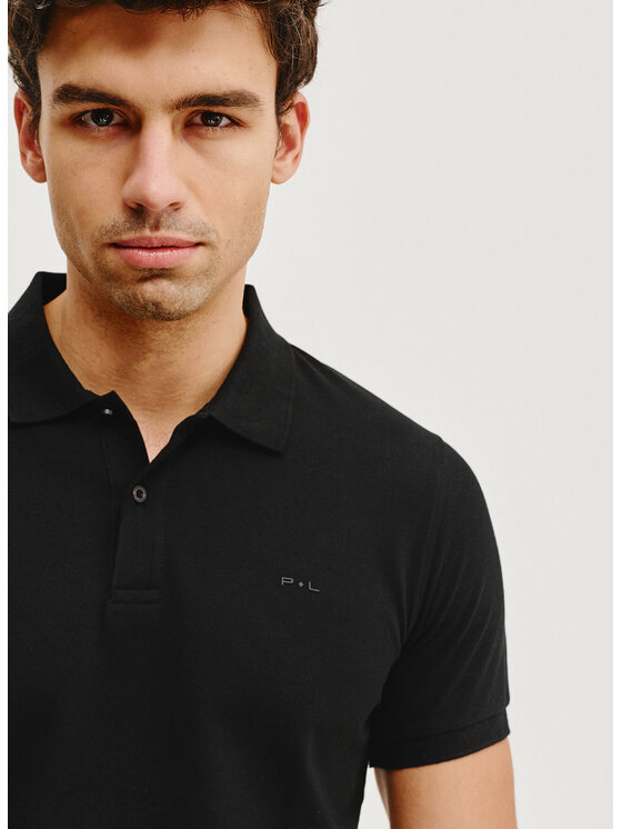 Pako Lorente Pako Lorente Polo P25SF-TX-007 Czarny Slim Fit