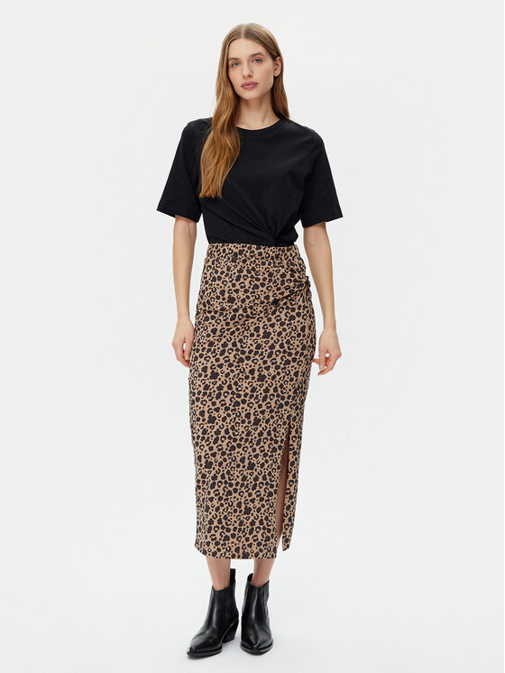 Noisy May Noisy May Maxi szoknya Camilla 27029673 Barna Regular Fit