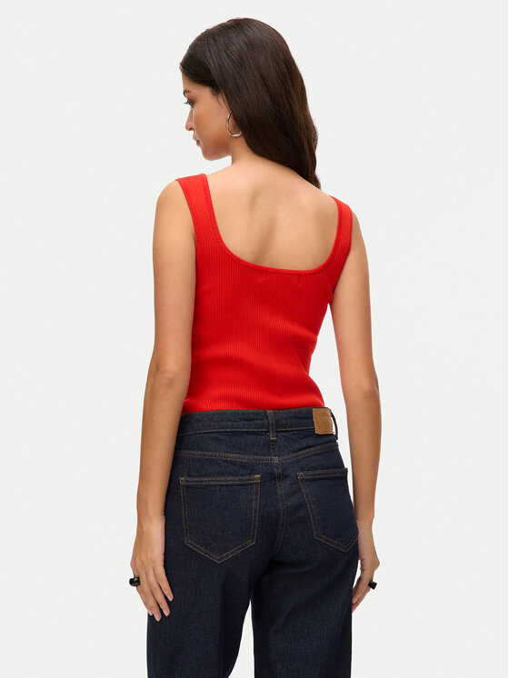 Vero Moda Vero Moda Τοπ Willow 10326450 Κόκκινο Slim Fit