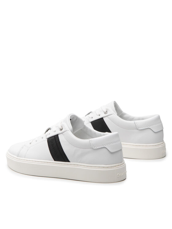 Sneakers Low Top Lace Up Web HM0HM00621 Bianco