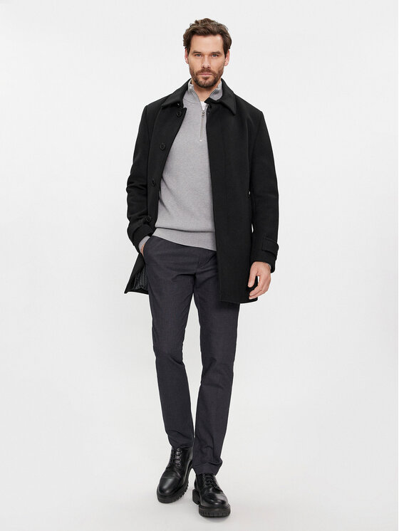s.Oliver s.Oliver Paltas 2132520 Juoda Regular Fit