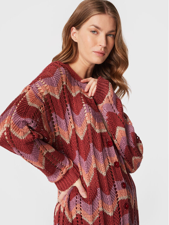 Cardigan TS.WELA Bordeaux Regular Fit