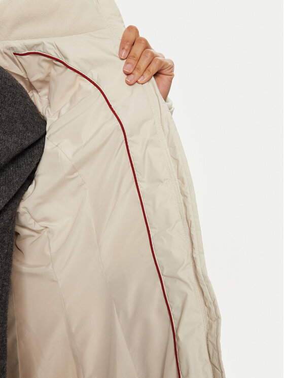 Tommy Jeans Tommy Jeans Wintermantel Essential DW0DW18864 Écru Slim Fit