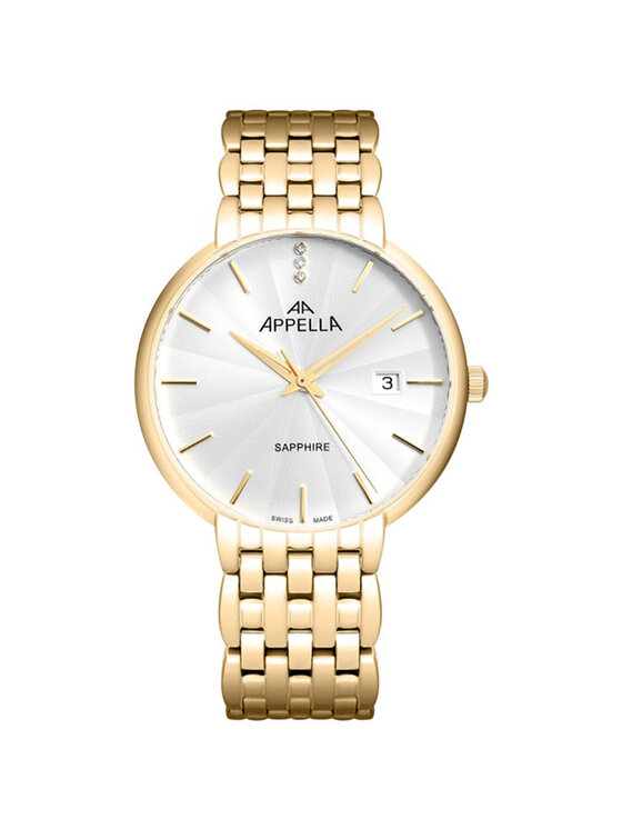 Appella Appella Zegarek L12000.1113DQ Złoty