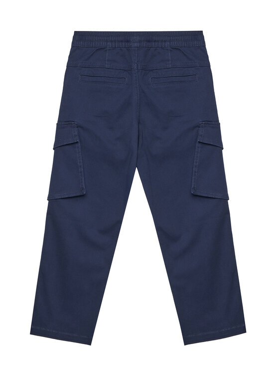 United Colors Of Benetton United Colors Of Benetton Pantaloni di tessuto 4TCGCF049 Blu scuro Regular Fit