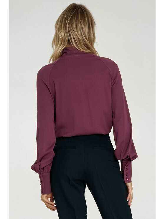 NIFE NIFE Halenka B204 Fialová Regular Fit