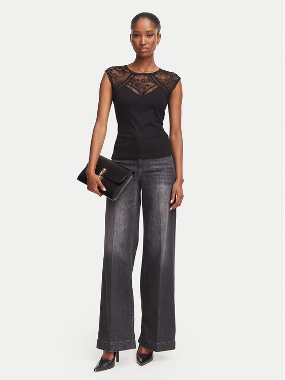 Morgan Morgan Halenka 262-DIAMO Černá Slim Fit