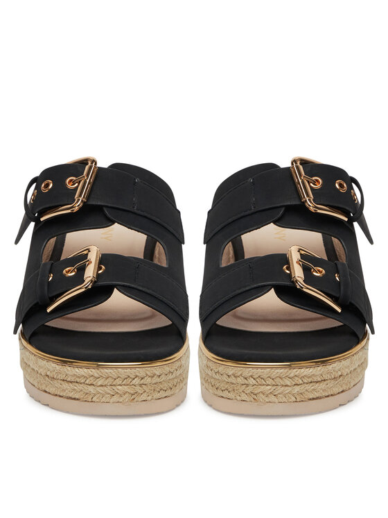 JENNY JENNY Espadryle LB-P1434-YLD Czarny