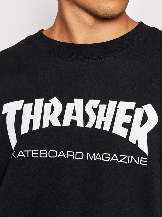 Felpa Skate Mag Nero Regular Fit