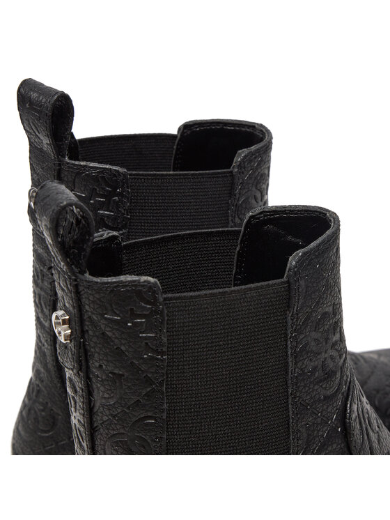 Guess Guess Μποτάκια με λάστιχο Shuze FLTSHU FAL10 Μαύρο