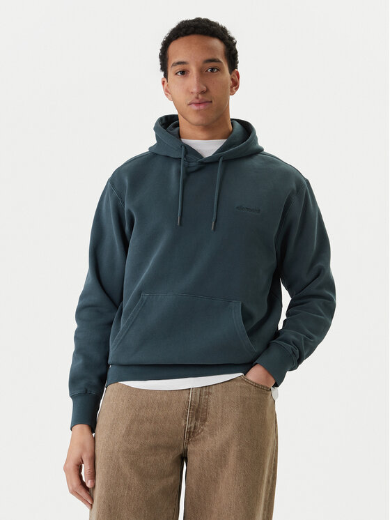 Element Element Pulóver Lowcase Pigment Po ELYFT00173 Zöld Relaxed Fit