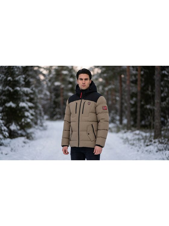 Geographical Norway Geographical Norway Parka WA1696H/GN-BEIGE Beżowy Reglan Fit