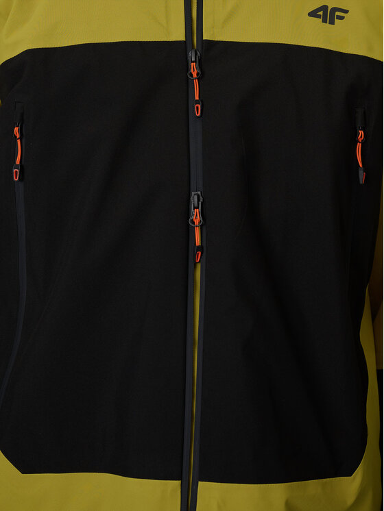 4F 4F Kurtka outdoor TREKKING Złoty Regular Fit