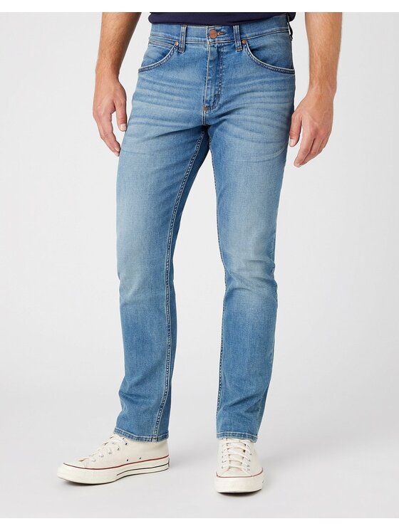 Wrangler Wrangler Jeansy GREENSBORO Niebieski Straight Fit
