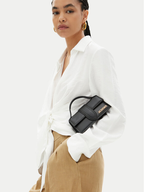 JACQUEMUS JACQUEMUS Ročna torba Le Bambino 213BA006-3000 Črna