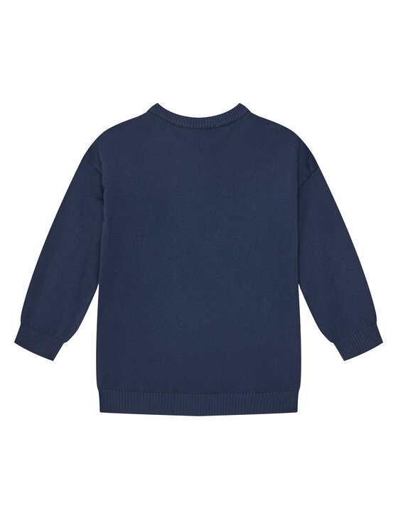 United Colors Of Benetton United Colors Of Benetton Pulover 1098G100U Mornarsko modra Regular Fit
