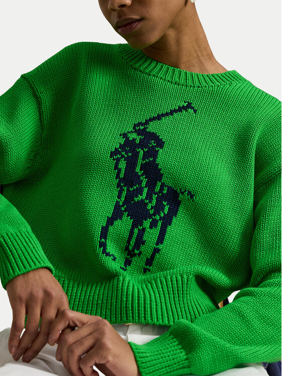 Polo Ralph Lauren Polo Ralph Lauren Megztinis 211A96234003 Žalia Relaxed Fit