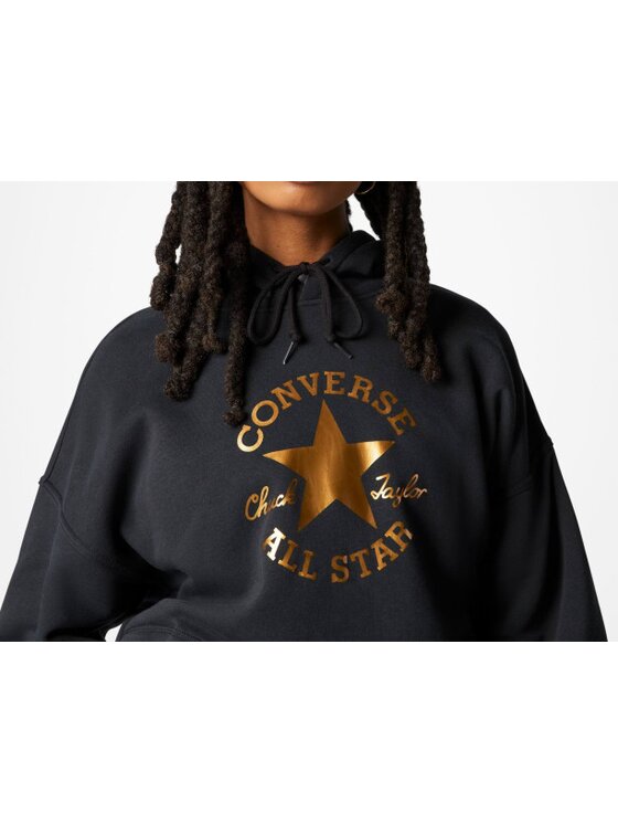 Converse Bluza Chuck Taylor Czarny Regular Fit | Modivo.pl