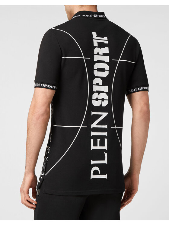 Plein Sport Plein Sport Polo 569 Czarny Slim Fit