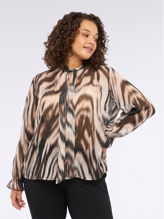 Fiorella Rubino Fiorella Rubino Blusa 2036T002418N0R2 Marrone Regular Fit