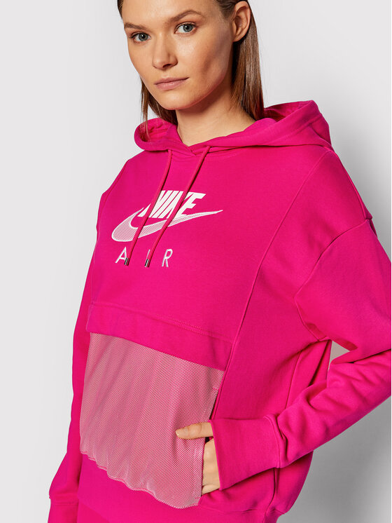 Nike Felpa Sportswear Air CZ8620 Rosa Oversize Modivo