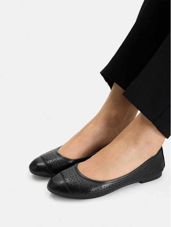 JENNY JENNY Балеринки CEO-39408-301 Черен