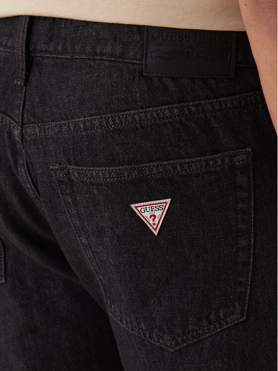 Guess Jeans Guess Jeans Jeansy M5YA1B D6571 Černá Straight Fit