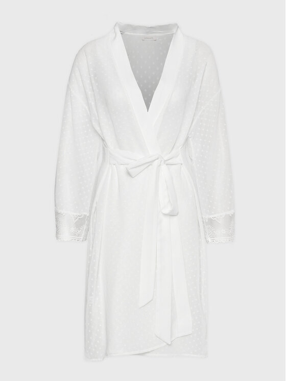 Selmark Selmark Ρόμπα Penelope 31071 Λευκό Regular Fit