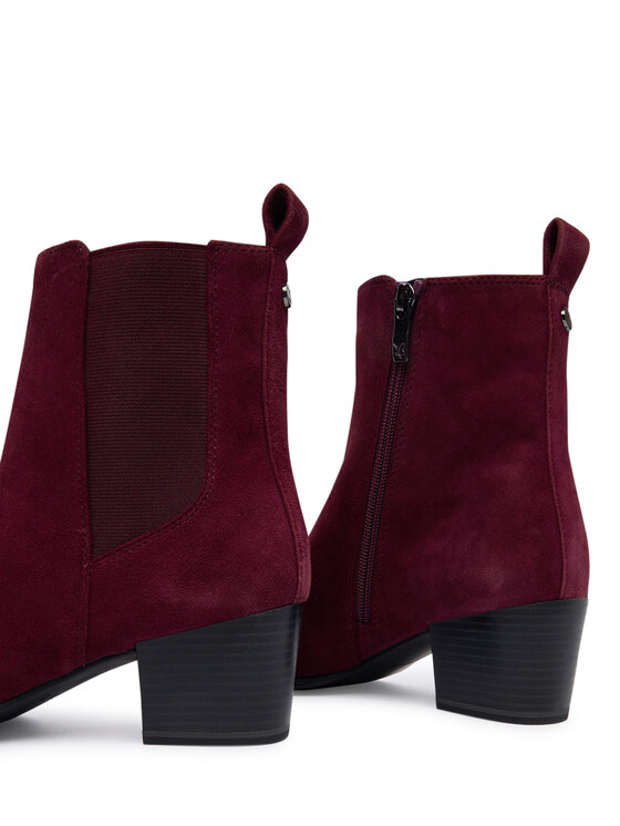 Caprice Caprice Botki 9-25304-45 Bordowy
