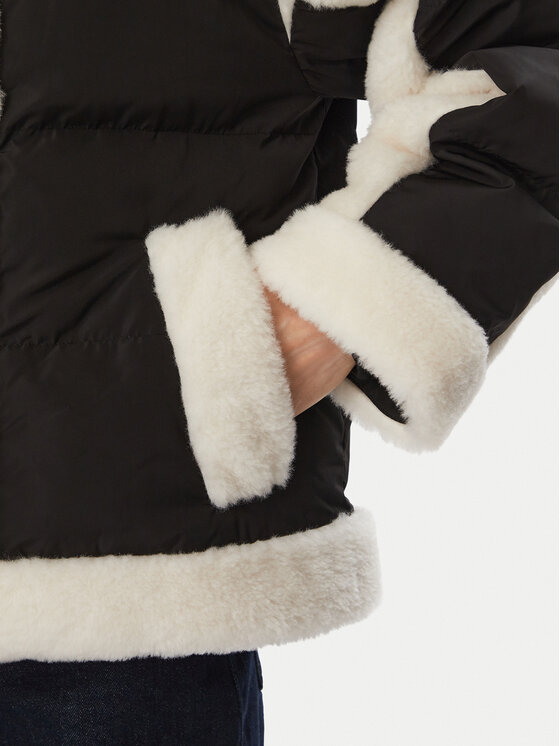 KARL LAGERFELD KARL LAGERFELD Kurtka zimowa B4W15004 Czarny Regular Fit