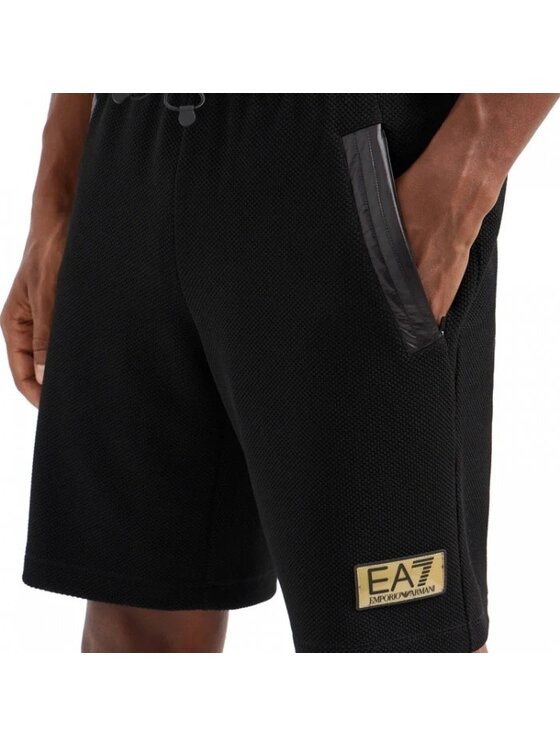 Emporio Armani Emporio Armani Sportovní kraťasy 3DPS57 PJG1Z 1200 Černá Regular Fit
