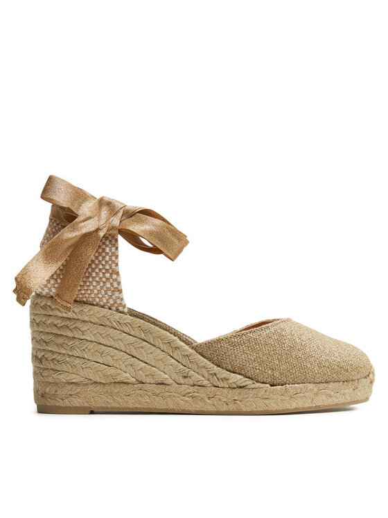 Castañer Espadrilky Carina/6/032 021769 Zlatá