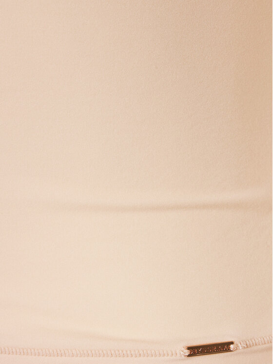 Dorina Dorina Тишърт Noa FXTO0015MI116 Бежов Slim Fit