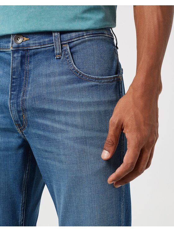 Wrangler Wrangler Jeansy REGULAR FIT Niebieski Regular Fit