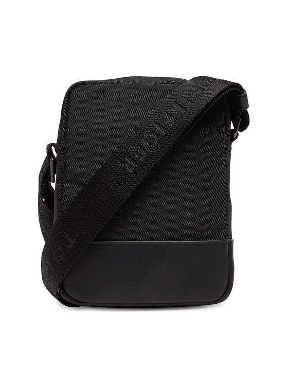 Tommy Hilfiger Tommy Hilfiger Τσαντάκι Th Nylon Travel Mini Reporter AM0AM13472 Μαύρο