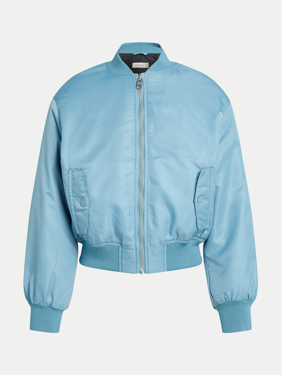 Calvin Klein Jeans Calvin Klein Jeans Kurtka bomber IB0IB02254 Niebieski Regular Fit