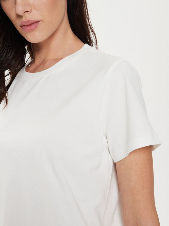 Sisley Sisley T-krekls 3F1QL105I Écru Regular Fit