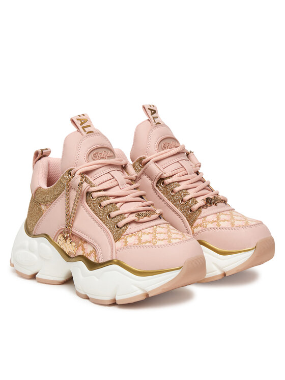 Buffalo Buffalo Sneakersy Binary Glam 1636582 Różowy