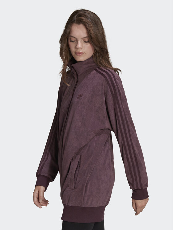 adidas adidas Bluză adicolor Classics HM1688 Vișiniu Loose Fit