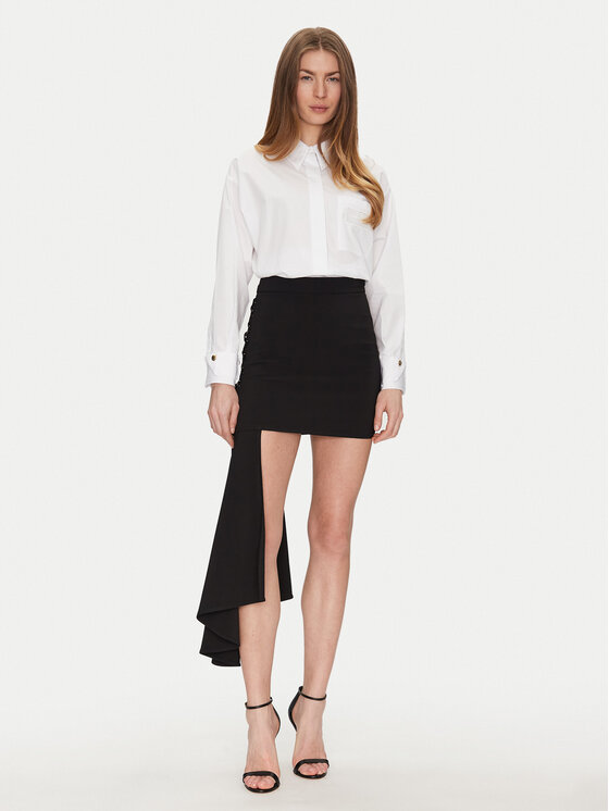 Elisabetta Franchi Elisabetta Franchi Spódnica mini GO-071-51E2-V340 Czarny Regular Fit