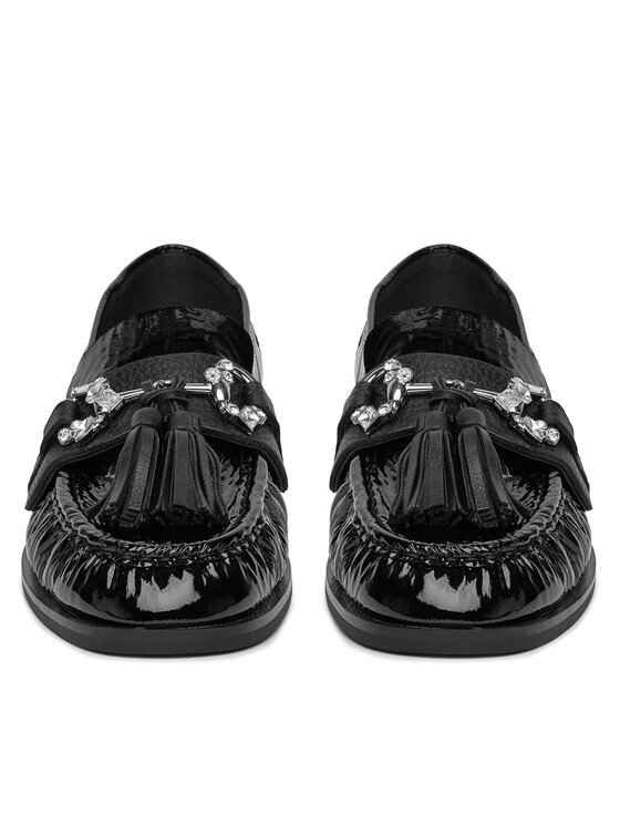 Eva Minge Eva Minge Loafersy PETUNIA-V1792-335-1 Černá