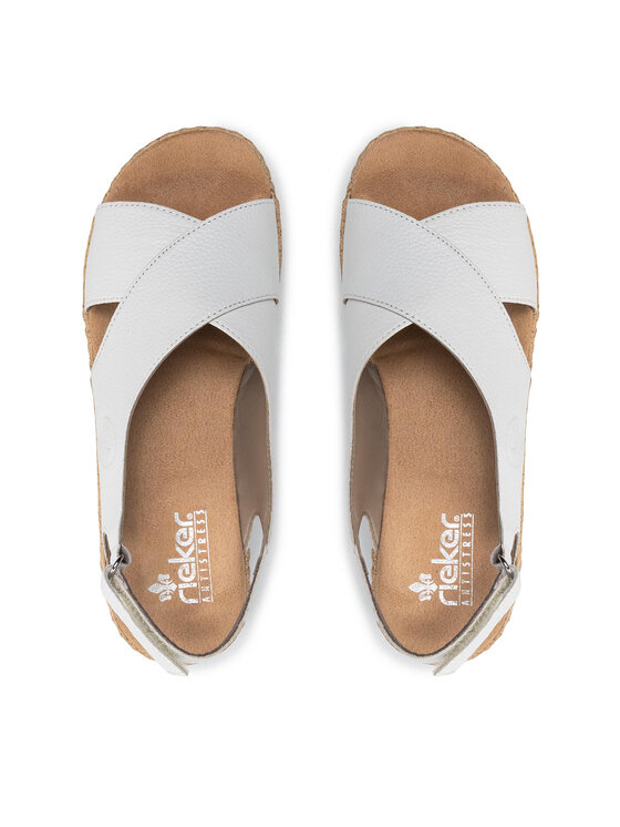 Rieker Rieker Sandalen V0271-80 Weiß