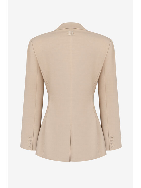 BENU BENU Marynarka Dwurzędowa Beżowy Modern Relaxed Fit