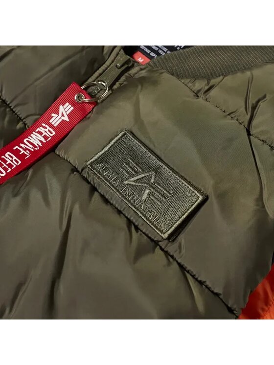 Alpha Industries Alpha Industries Vesta Puffer Vest Zelená Regular Fit