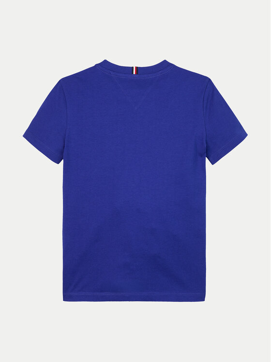 Tommy Hilfiger Tommy Hilfiger T-Shirt Essential KS0KS00397 D Niebieski Regular Fit
