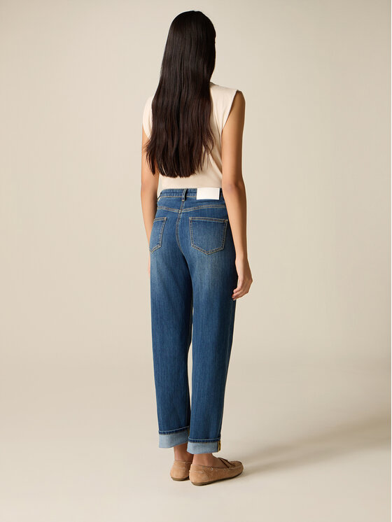 Oltre Oltre Jeans P462R008896N024 Blu Boy Fit