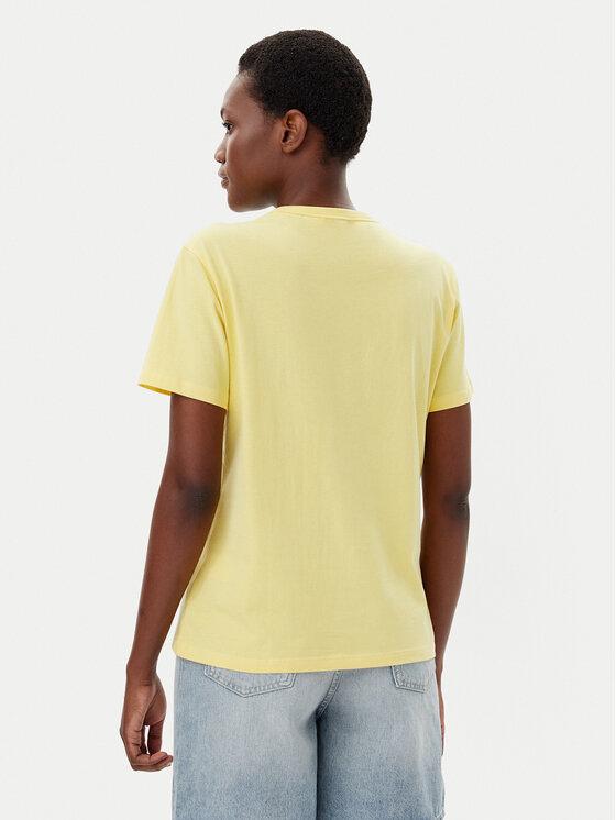 HUGO HUGO T-shirt Damacia_4 50539101 Žuta Regular Fit