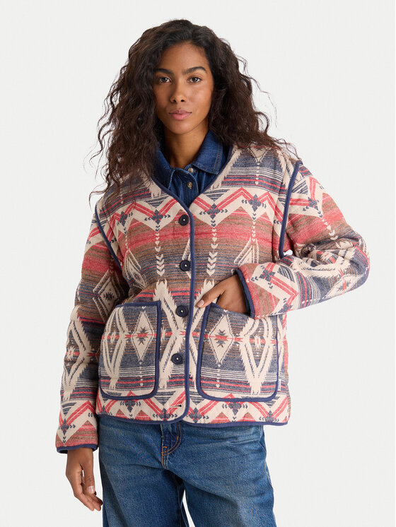 Mustang Mustang Hemdjacke Roxbury 1016747 Bunt Relaxed Fit