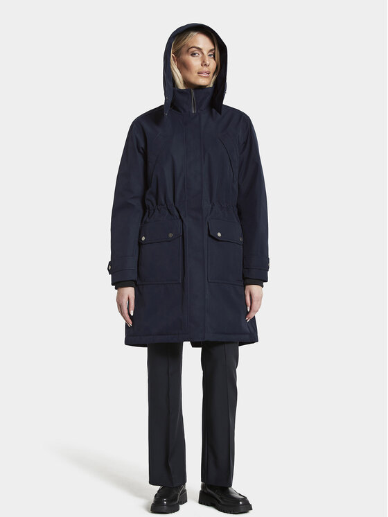 Didriksons Didriksons Parka Lene 504261 Sötétkék Relaxed Fit